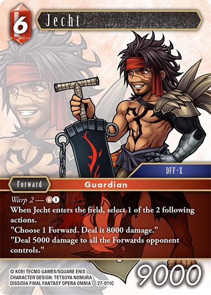 Jecht - Journey of Discovery FF TCG spoiler