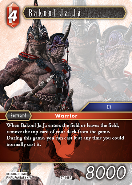 Bakool Ja Ja - Journey of Discovery FF TCG spoiler