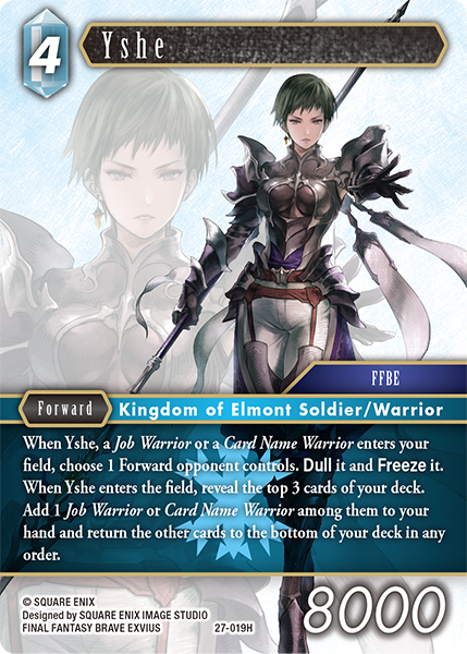 Yshe - Journey of Discovery FF TCG spoiler