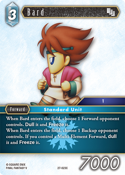 Bard - Journey of Discovery FF TCG spoiler