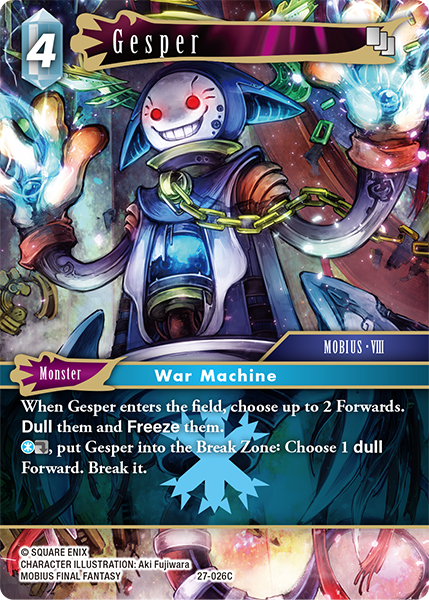 Gesper - Journey of Discovery FF TCG spoiler