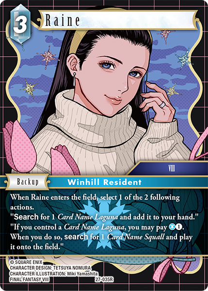 Raine - Journey of Discovery FF TCG spoiler
