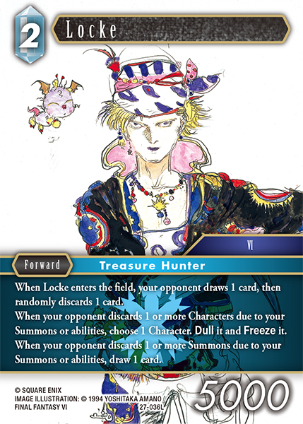 Locke - Journey of Discovery FF TCG spoiler