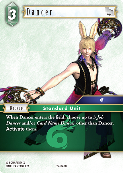 Dancer - Journey of Discovery FF TCG spoiler