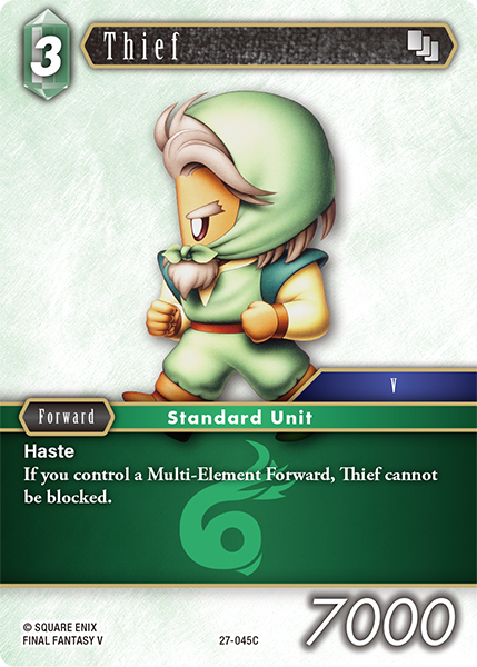 Thief - Journey of Discovery FF TCG spoiler