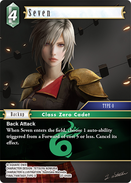 Seven - Journey of Discovery FF TCG spoiler