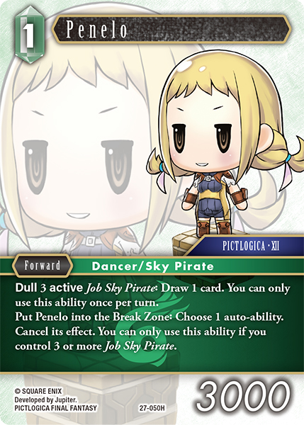 Penelo - Journey of Discovery FF TCG spoiler