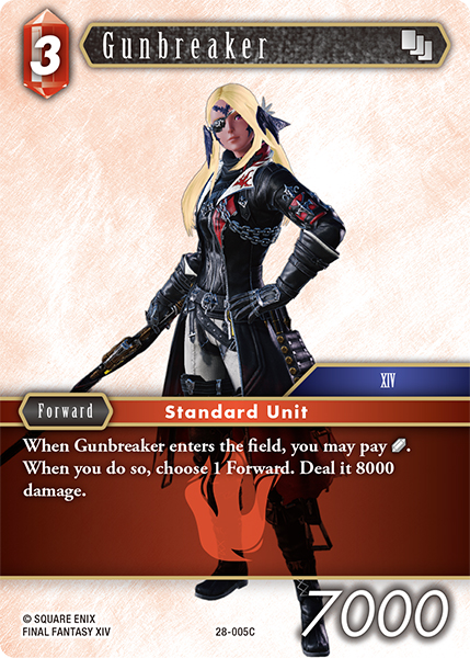 Gunbreaker - Dreamlike Oceans FF TCG spoiler