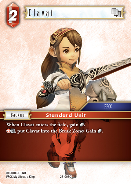Clavat - Dreamlike Oceans FF TCG spoiler