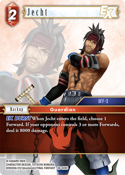 Jecht - Dreamlike Oceans FF TCG spoiler