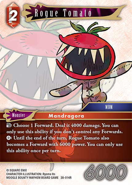Rogue Tomato - Dreamlike Oceans FF TCG spoiler