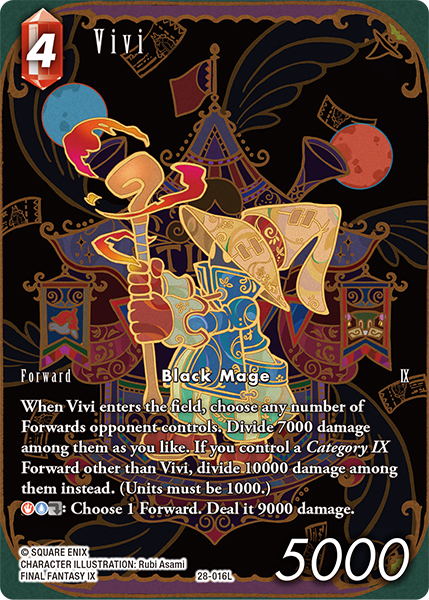 Vivi - Dreamlike Oceans FF TCG spoiler