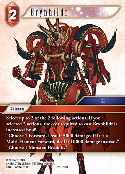Brynhildr - Dreamlike Oceans FF TCG spoiler