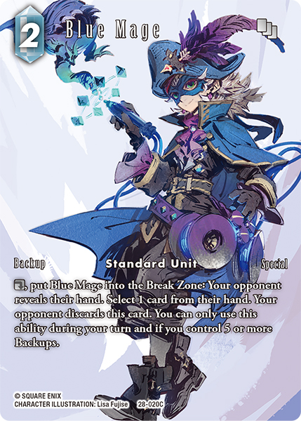 Blue Mage - Dreamlike Oceans FF TCG spoiler