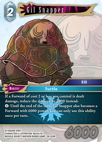 Gil Snapper - Dreamlike Oceans FF TCG spoiler