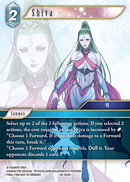 Shiva - Dreamlike Oceans FF TCG spoiler