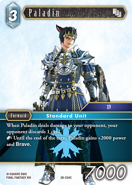 Paladin - Dreamlike Oceans FF TCG spoiler