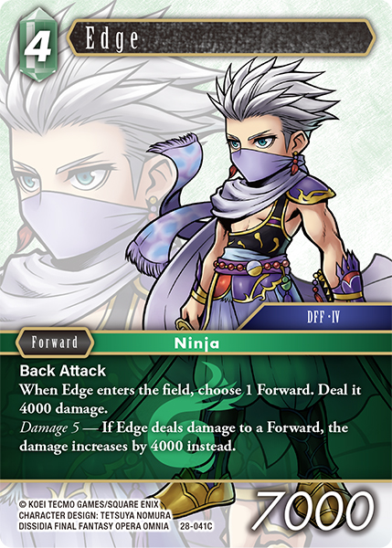 Edge - Dreamlike Oceans FF TCG spoiler