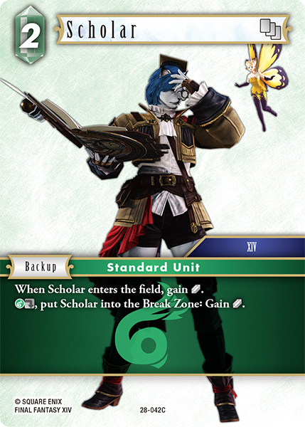 Scholar - Dreamlike Oceans FF TCG spoiler