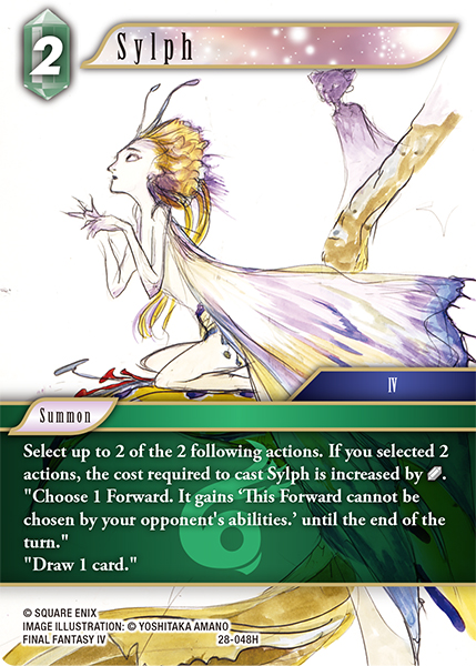Sylph - Dreamlike Oceans FF TCG spoiler